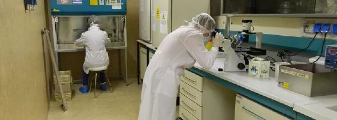 foto laboratorio biosicurezza