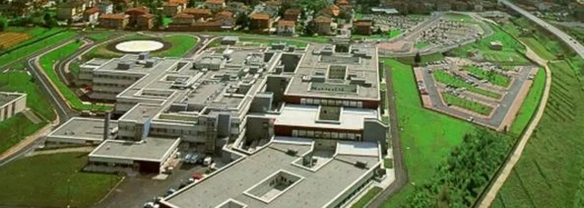 ospedale esine dall'alto