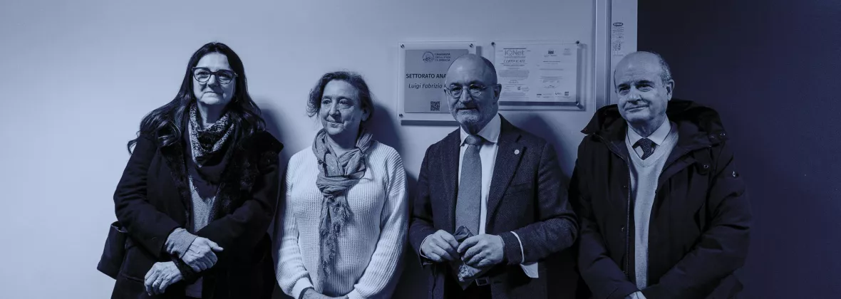 Cerimonia di svelamento della targa commemorativa intitolata al Prof. Luigi Fabrizio Rodella