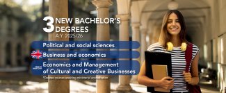 3 new bachelor's degrees a.y. 2025/26