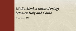 Giulio Aleni, a cultural bridge between Italy and China
