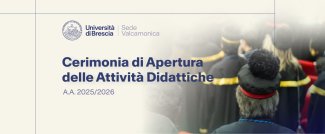 Cerimonia di apertura delle attività didattiche a.a.2026/2026 - Sede Valcamonica